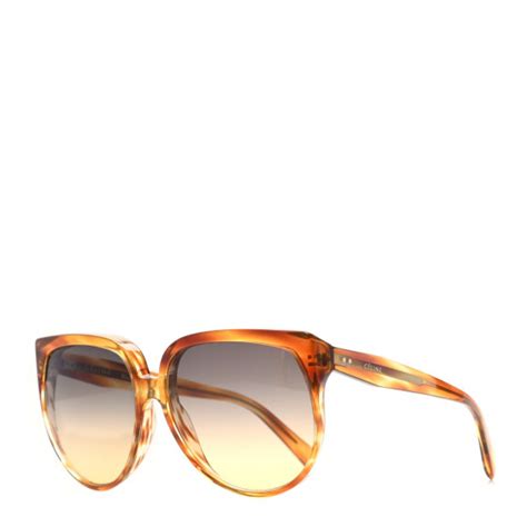 celine cl40048i|CELINE Acetate Oversized Sunglasses CL400481 Havana.